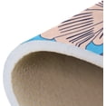 thumbnail image 6 of SKYSONIC Old Pink Shells Mermaid Word Lightweight Carpet Mats Area Soft Rugs Floor Mat Doormat Decoration for Rooms Entrance 36x24 inches, 6 of 6