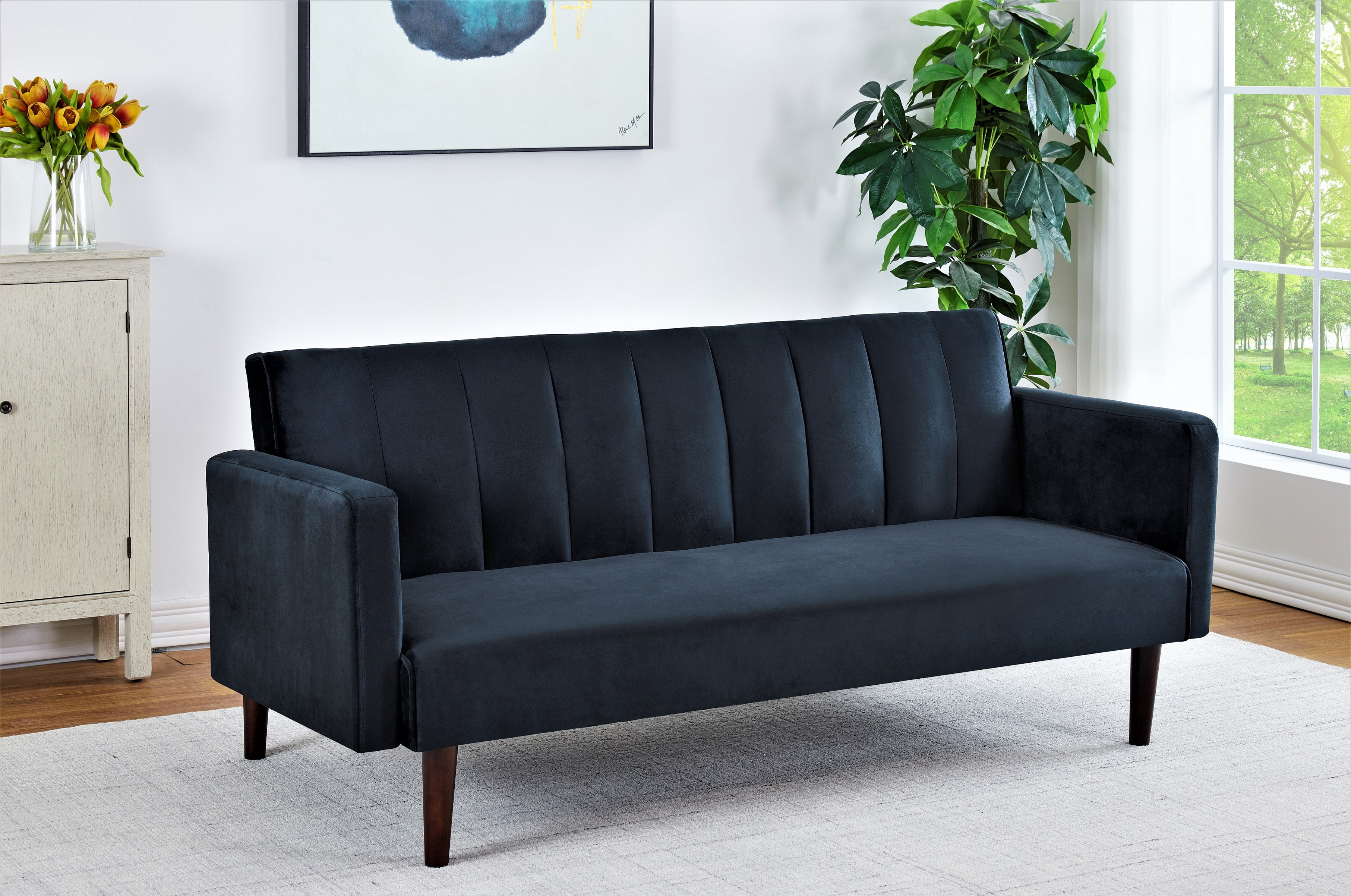 Details about   Blush Faux Fur Flip Chair Sofa Bed Sleeper Reclining Lounge Convertible Teen Kid 