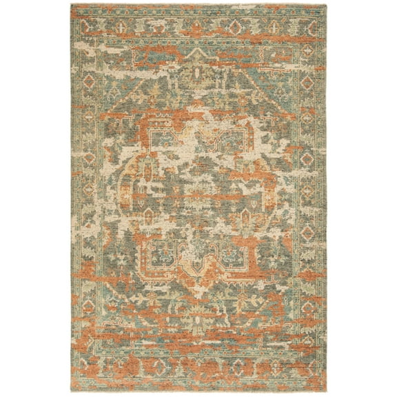 SAFAVIEH Izmir IZM101P Hand-knotted Rust / Taupe Rug