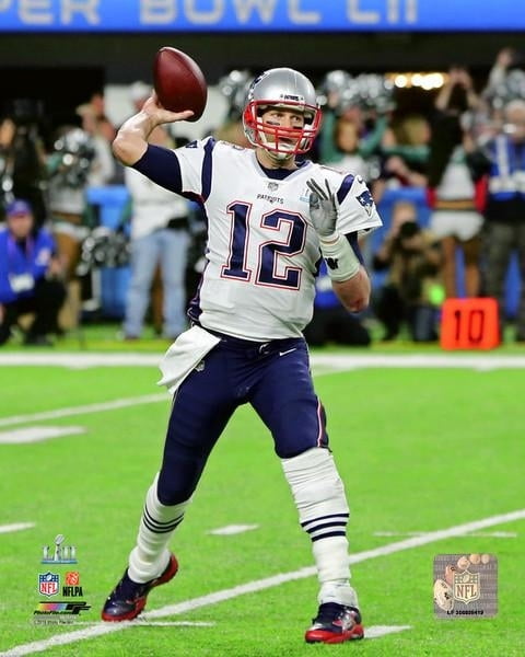Tom Brady Super Bowl LII Photo Print (16 x 20) - Walmart.com - Walmart.com
