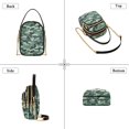 thumbnail image 3 of FORMRS Crossbody Bag for Women Quilted Travel Shoulder Cell Phone Purse with Chain Strap Handbag, Forest Camouflage Pattern, 3 of 7