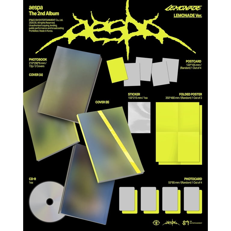 Aespa - The 2nd Album 'LEMONADE' [LEMONADE VER.] - Music