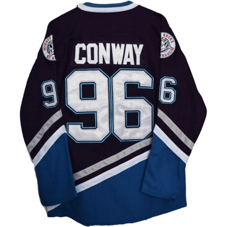 Yajun Charlie Conway #96 Mighty Ducks Movie Ice Hockey Jerseys NHL Men  Sweatshirts Breathable Long Sleeve T-shirt,L : : Sports &  Outdoors