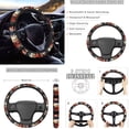 thumbnail image 4 of Uorisanigo American Flag Horse 10 Pack Car Seat Covers Sets with Cars Seat Belt Cover and Water Cup Coaster and Steering Wheel Cover Keychains Soft Easy to Instal Elastic Fabrics for Car SUV, 4 of 7
