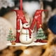 thumbnail image 4 of Adornos Colgantes para Árbol de Navidad con 26 Letras | Decoración Navideña Personalizada | Material Acrílico | Tamaño: 10 Cm | 26 Unidades | Diseño con Gorro de Papá Noel y Detalles En Rojo, 4 of 5