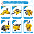 thumbnail image 5 of Beefunni 6-in-1 Solar Robot Kit for Kids Boys 8 9 10 11 12+ Years, STEM Toys Educational Science Kit for Kids Ages 8-12, Birthday Gift for Boys., 5 of 7