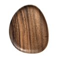 thumbnail image 2 of Xetio Wooden Plate, Serving plate, Walnut Fruit Tray, Snack Tray, Natural Irregular Household Tea Tray, Serving Platter and Tray, Decorative Bread Plate (Heart Shaped 20x26cm), 2 of 8