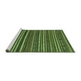 thumbnail image 2 of Ahgly Company Machine Washable Indoor Rectangle Oriental Turquoise Blue Modern Area Rugs, 6' x 9', 2 of 4