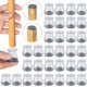 thumbnail image 1 of 32 Pices Protection Pie De Chaise Silicone, Petit Patin De Chaise, Protections De Sol En Silicone Transparent Pour Pieds De Chaise Avec Patins En, 1 of 5