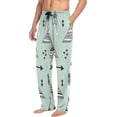 thumbnail image 5 of Western Cactus Ghost Pajama Pants, Men's Lounge Pants Light with Drawstring and Pockets, Christmas New Year Birthday Father's Day Gifts, XX-Large, 5 of 7