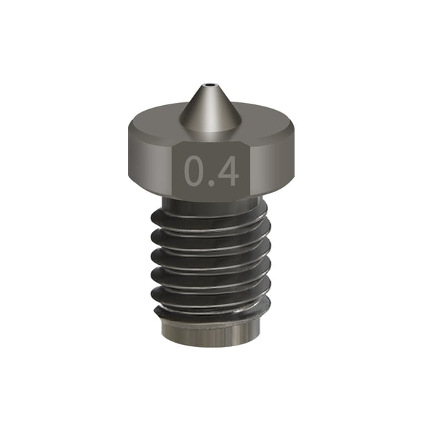 Piezas de impresora 3D boquilla de acero endurecido de 1,75mm 0,2 / 0,3 / 0,4 / 0,5 / 0,6 / 0,8 / 1, Abanopi 0.4mm