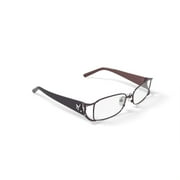 Luxe Womens WLO317 Rectangular Rectangular Prescription Eyeglasses with Case, Pink