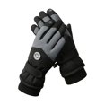 thumbnail image 1 of Guantes de esquí de invierno para hombres y mujeres, para exteriores, con pantalla táctil, cálidos, forrados de vellón, gruesos, impermeables y antideslizantes, 1 of 6