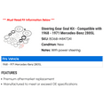 thumbnail image 2 of Steering Gear Seal Kit - Compatible with 1968 - 1971 Mercedes-Benz 280SL 1969 1970, 2 of 2