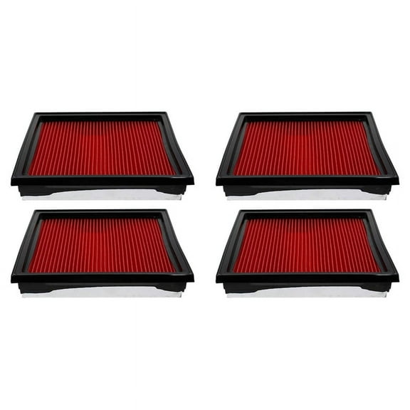4Pcs Car Engine Air Filter for 370Z 350Z QX50 Q40 Q60 EX35 EX37 G37 G35 G25 16546-JK20A
