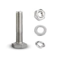 thumbnail image 3 of The Rocky Tools M8 Stainless Steel 304 Hex Head Grade 8 Bolts and Nuts kit Flat Washer, Lock Washer, Nut Included 35mm Set of 16, 3 of 9