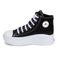 thumbnail image 3 of Tenis Blancos Escolar Urbano Casual Niña 03536-38 negro 25.0, 3 of 6