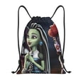 thumbnail image 1 of Pofeuu Monster High pour Sac à Cordon 210D Résistant à l'Eau Design Pliable Compact Essentiels de Voyage Gym Yoga Léger Sac à Main-Moyen, 1 of 6