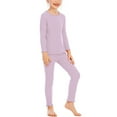 thumbnail image 6 of WIBACKER 5-14Y Girls Pajama Set Kids Cute Snug fit Ribbed Pjs Cotton Sleepwear with Ruffled Shirring, 6 of 9