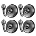 thumbnail image 7 of 4pcs Zinc Alloy Window Curtain Tieback Clothes Hook Drapery Wall Holdbacks Hooks Black, 7 of 7