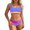 Purple, variant on High Waisted Bikini Sets for Women Tummy Control Swimsuits 3 Piece Bathing Suits Neon Swimwear with Skirt 2026