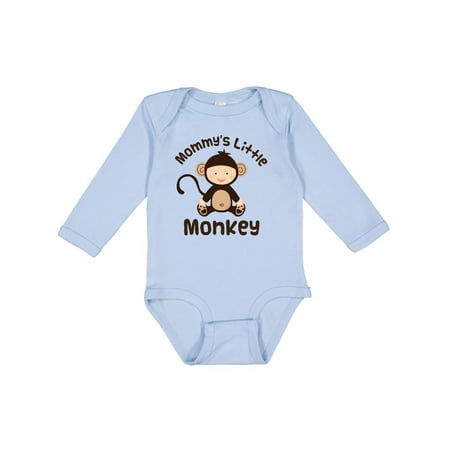 

Inktastic Mommys Little Monkey Baby Boy Outfit Gift Baby Boy Long Sleeve Bodysuit
