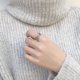thumbnail image 4 of 925 Sterling Silver Adjustable Ring Love Knot Braided Vintage Antique Rings Open Band for Women Girls Men, 4 of 5