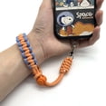 thumbnail image 2 of Cordón para teléfono móvil telescópico trenzado naranja para cámara de muñeca, cuerda antipérdida, correa atrevida para hombres y mujeres, anticaída, para deportes al aire libre, 2 of 5