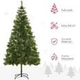 thumbnail image 4 of HOMCOM 7 FT Artificial Christmas Tree with Realistic Branch Tips Green, 4 of 10