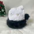 thumbnail image 5 of Oalirro Snowflake Santa Hat for Adults Christmas Hat for Unisex Holiday Hat Party Supplies Christmas Decorations Hat Gifts for New Year Headwear, 5 of 9
