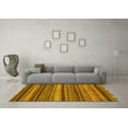 thumbnail image 3 of Ahgly Company Indoor Rectangle Abstract Yellow Modern Area Rugs, 7' x 9', 3 of 4