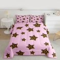 thumbnail image 2 of Feelyou Chic Stars Kids Twin Comforter Sets, Cheetah Leopard Print Bedding Set, 2pcs, 2 of 8
