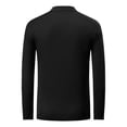 thumbnail image 4 of Playera Larga Moda Casual Para Hombre Color Sólido Tipo Polo, 4 of 8