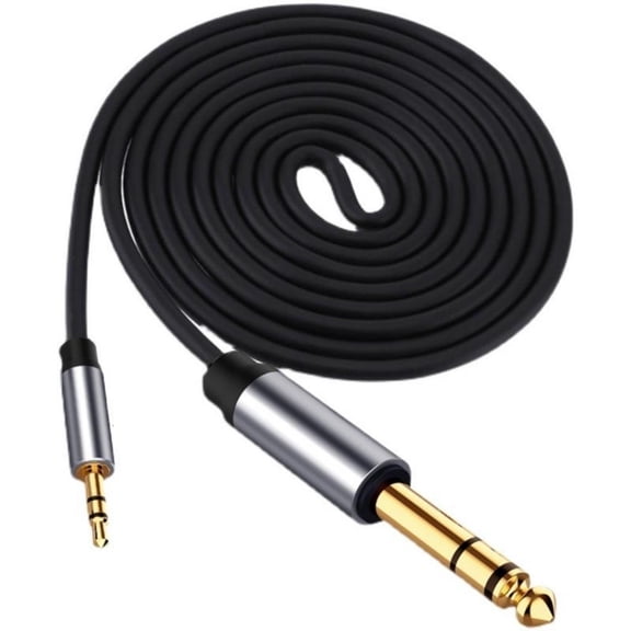 Quality 3.5mm to 6.35mm Audios Cable for Electronic Keyboards and Amplifiers