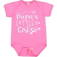 thumbnail image 3 of Inktastic Papa's Little Girl with Hearts Flower and Butterfly Girls Baby Bodysuit, 3 of 5