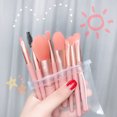 thumbnail image 2 of Kokovifyves 8PCS Mini Makeup Brushes Kit Set 8pcs Foundation Powder Concealers Eye Shadows Blush Portable Cosmetic Brushes with Storage Bag, 2 of 7