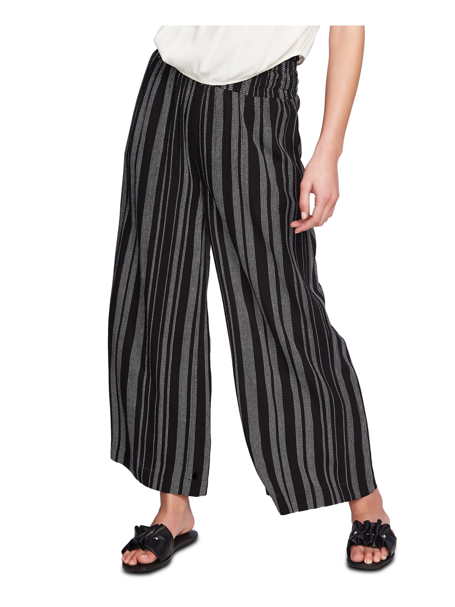 black striped pants