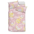 thumbnail image 1 of Juego de cama con estampado de gato durmiendo en la luna, 1 of 5
