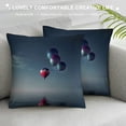 thumbnail image 3 of Orinice Balloons Graphic Decorative Pillow Cover for Home Couch Living Room Bed Sofa 22x22in, 3 of 5