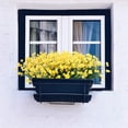 thumbnail image 3 of Morttic 6 Bundles Outdoor Artificial Camellia Flowers Fake UV Resistant Shrubs Plants, Faux Plastic Greenery for Indoor Outside Hanging Plants Garden Home Wedding Farmhouse Decor (Yellow), 3 of 14