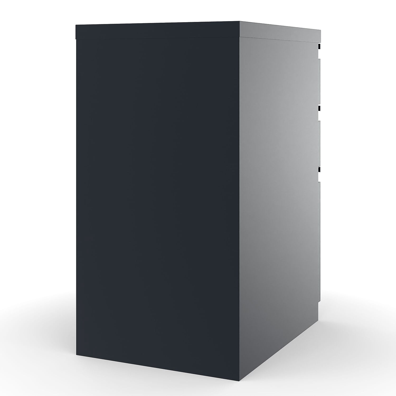 Staples 3-Drawer Vertical File Cabinet Locking Letter Black 19.88"D 375802