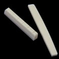 thumbnail image 4 of Sillín de puente de guitra de clásico de 2 piezas tuercas Piece Luthier 4 piezas blanco shamjiam Sillín de tuerca de hueso, 4 of 8