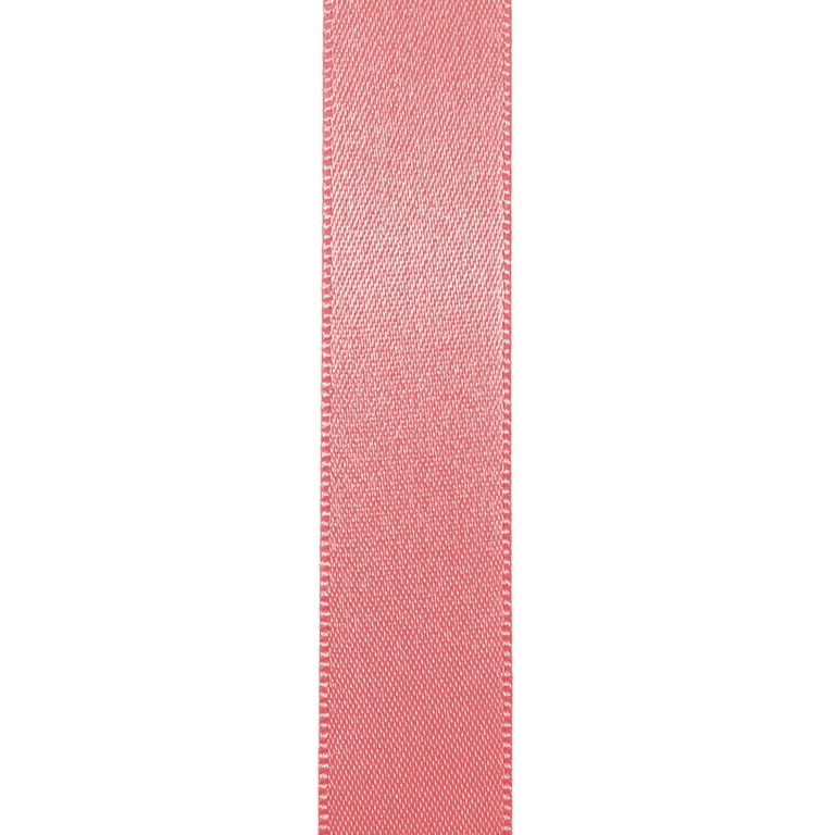 ☆TATIANA☆ Rose Quilted Velvet Ribbon Hairpin HB0098 Pink Double Faced Satin Ribbon for Crafts, 5/8