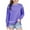 Purple, variant on Girls Fall Sweatshirt Girls Middle And Large Children's Casual Solid Color Sweatshirt Long Sleeve Sports Sweatshirt For 6-15 Years Zip Up Sweatshirt Boys Winter Coat Athletic Tops Cute Tops for Teens