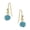 Peridot Green, variant on 1928 Jewelry Light Topaz Crystal Pave 6mm Cluster Drop Earrings