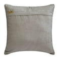 thumbnail image 3 of Pillow Cases, Decorative Peach & Grey 24"x24" (60x60 cm) Throw Pillowcases, Velvet Foiled, Quilted & Patchwork Throw Pillows For Sofa, Striped Pattern Modern Style - Peach Dusk, 3 of 3