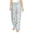 thumbnail image 2 of Goofa Rabbit Back View Printed Soft Pajama Pants for Women, Wide Leg Comfy Casual Lounge Yoga Pants-XX-Large, 2 of 9