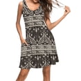 thumbnail image 2 of OutfitShow Women Summer Casual V-Neck Tank Dress Beach Cover Up with Side Pockets, 2 of 5