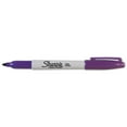 thumbnail image 2 of 1PC Sharpie Fine Tip Permanent Marker, Fine Bullet Tip, Purple, Dozen, 2 of 3