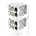 thumbnail image 7 of ZenCart 360 Degrees Rotating Sunglasses Organizer Single/Dual Layer Clear Acrylic Glasses Storage Rack Space Saving Heavy Duty Eyewear Display Stand Holder, 7 of 7